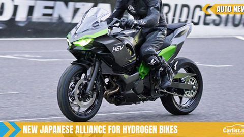 Toyota & Kawasaki Teams Up To Build Hydrogen Motorcycle Engines