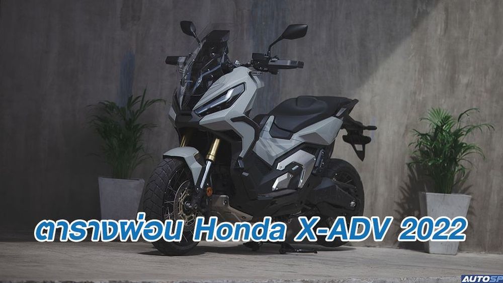ตารางผ อน ดาวน Honda X Adv 22 เร มต น 5 Xxx พร อมสเปคและราคา ราคามอเตอร ไซค และตารางผ อน
