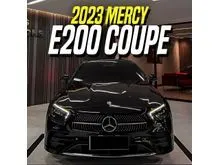 2023 Mercedes-Benz E200 2.0 AMG Line Coupe Black Mercy E 200 Coupe Hitam