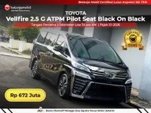2021 Toyota Vellfire 2.5 G MPV ATPM Pilot Seat AT 2021 2022 [ LOW KM 34RB ]