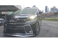 2015 Toyota Vellfire 2.5 ZG JBL Fully Leather SunRoof UNREG