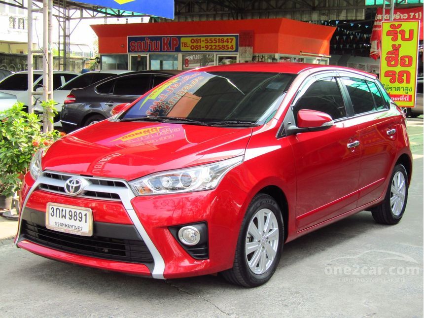 Toyota Yaris 2014 G 1.2 in กรุงเทพและปริมณฑล Automatic Hatchback สีแดง ...