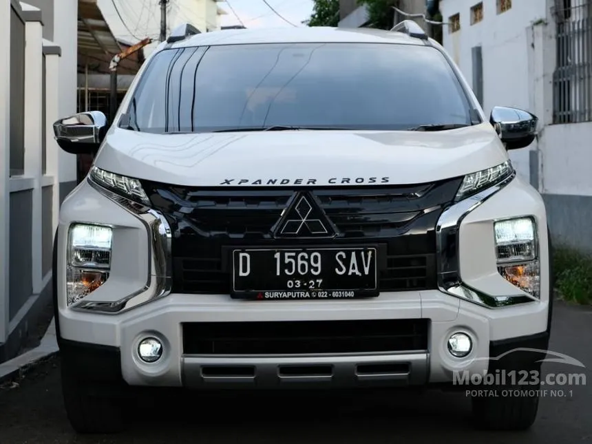 Jual Mobil Mitsubishi Xpander 2021 CROSS 1.5 di Jawa Barat Automatic Wagon Putih Rp 270.000.000