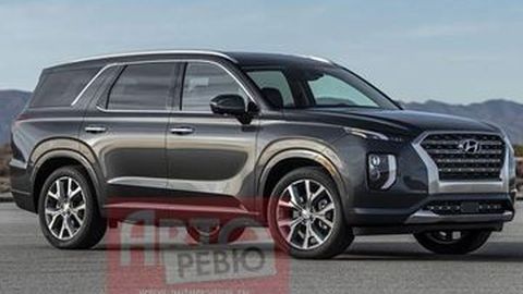 Foto SUV 8 Penumpang Hyundai Palisade Bocor Sebelum Debut Global