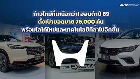 HONDA ประกาศทิศทางธุรกิจปี 69  โลโก้ H Mark ใหม่ และเป้าหมาย 76,000 คัน