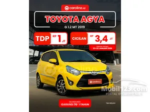 2019 Toyota Agya 1.2 G Hatchback