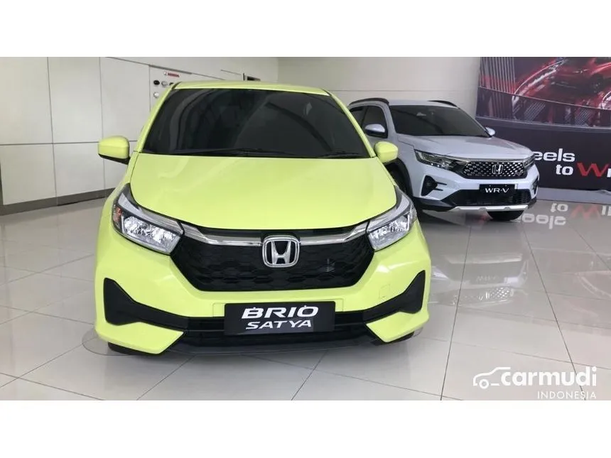 Jual Mobil Honda Brio 2024 E Satya 1.2 di DKI Jakarta Automatic Hatchback Kuning Rp 158.680.000