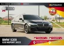 2022 BMW 520i 2.0 M Sport Sedan Garansi BMW Seluruh Indonesia Aktif sampai 2027