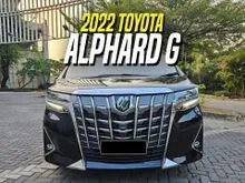 2022 Toyota Alphard 2.5 G MPV Black on Beige ATPM TSS Hitam