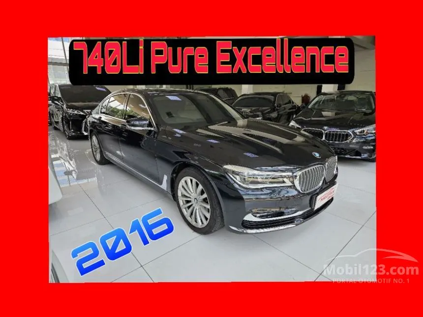 Jual Mobil BMW 740Li 2016 Pure Excellence 3.0 di DKI Jakarta Automatic Sedan Hitam Rp 595.000.000