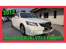 2013 Honda Accord 2.0 VTi-L Facelift Full Service Record Leather Seat Easy Loan