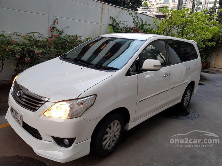 Toyota Innova 2013 V 2.0 in กรุงเทพและปริมณฑล Automatic Wagon สีขาว for ...