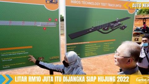 Litar Uji Sistem Keselamatan Kenderaan (MT3) Dibangunkan Di Sepang