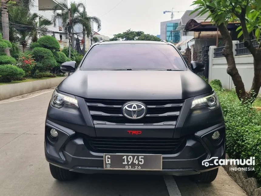 Jual Mobil Toyota Fortuner 2018 TRD 2.4 di DKI Jakarta Automatic SUV Hitam Rp 378.000.000