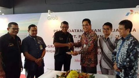 PT Pertamina MOR III Jalin Kerjasama dengan Grab