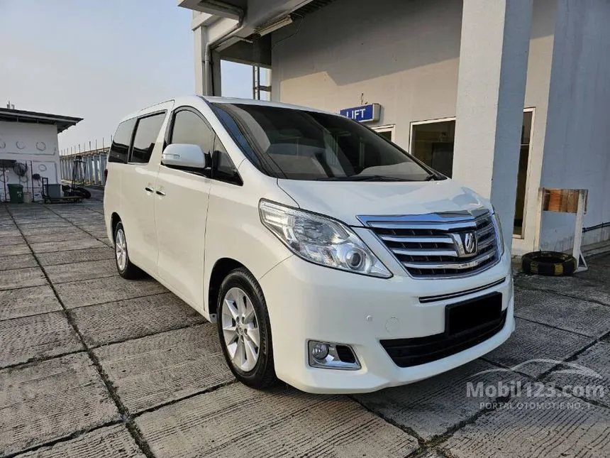 Jual Mobil Toyota Alphard 2013 G 2.4 di DKI Jakarta Automatic MPV Putih Rp 325.000.000