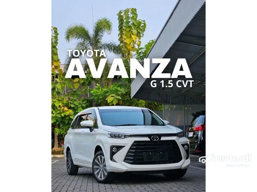 Jual Mobil Toyota Avanza 2024 G 1.5 di Banten Automatic MPV Putih Rp 248.500