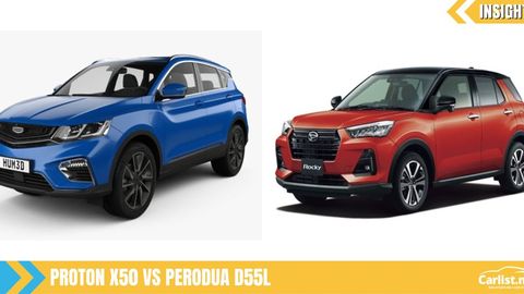 Proton X50 VS Perodua D55L: Same League, Different Class