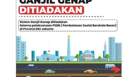 Aturan Ganjil-Genap Kembali Ditiadakan hingga 4 Juni 2020
