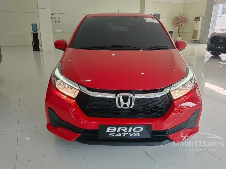 Jual Mobil Honda Brio 2024 E Satya 1.2 di Jawa Barat Automatic Hatchback Merah Rp 10.000.000