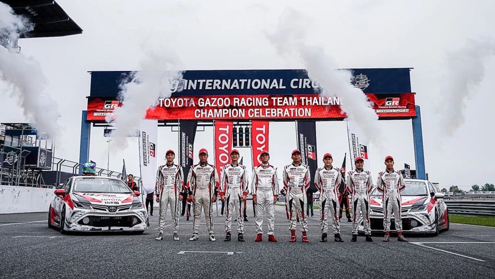 Toyota Gazoo Racing Team Thailand ฉลองแชมป์ 3 ปีซ้อน ADAC Total 24h