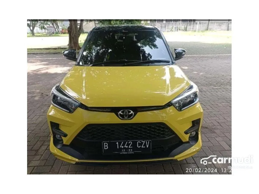 Jual Mobil Toyota Raize 2021 GR Sport 1.0 di DKI Jakarta Automatic Wagon Kuning Rp 206.000.000