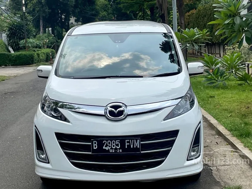 Jual Mobil Mazda Biante 2013 2.0 di Banten Automatic MPV Putih Rp 130.000.000
