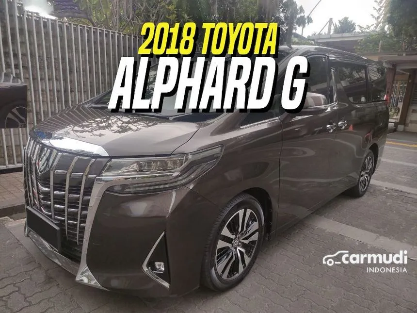 2018 Toyota Alphard G MPV