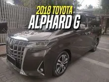 2018 Toyota Alphard 2.5 G MPV Facelift Brown Grey on Beige