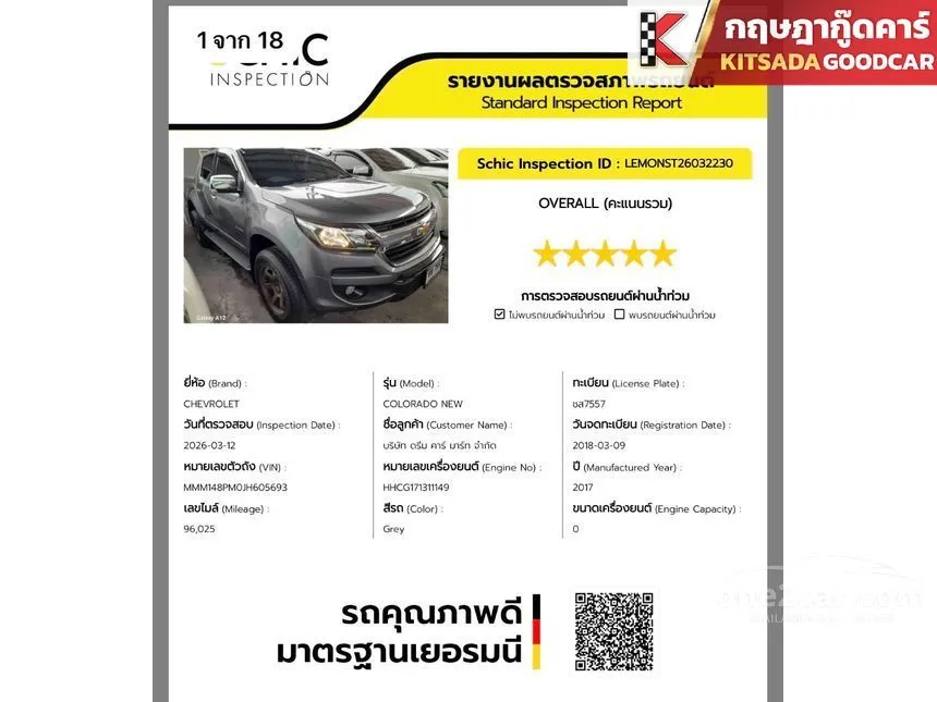 2018 Chevrolet COLORADO High Country Crew Cab Pickup