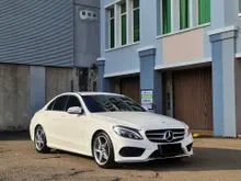 2018 Mercedes-Benz C200 2.0 AMG Line Sedan putih, genap, ODO 35rb,
