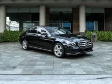 Mercedez benz E 250 Th 2016 Pemakaian Th 2017 Hitam Km 3rb Kondisi Seperti Baru