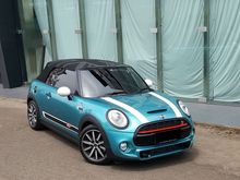 Mini Cooper 2.0 S Cabriolet 2017 Pakai 2018 Biru Muda KM 4500 Pajak sd OKT 2019 WARRANTY