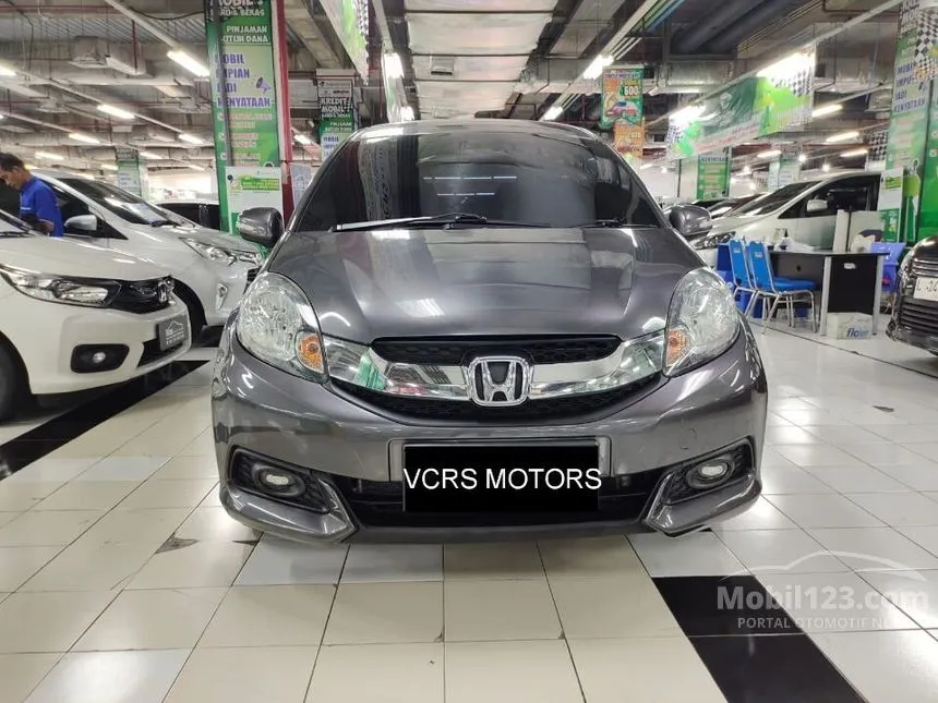 Jual Mobil Honda Mobilio 2015 E 1.5 di Jawa Timur Manual MPV Abu