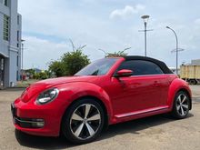VW BEETLE CABRIO 1.2 TURBO 2013 RED