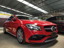 2017 Mercedes-Benz CLA45 AMG 2.0 4MATIC Coupe Panoramic Roof Reverse Camera Push Start Button Keyless-Go Xenon Light LED Daytime Running Light Paddle Shift