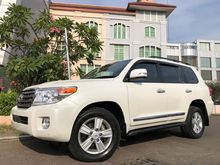 2012 Toyota Land Cruiser 4.5 Full Spec E SUV Facelift White On Black Km30rb Antik Record ATPM JBL 4Cam PBD TDP.325JT