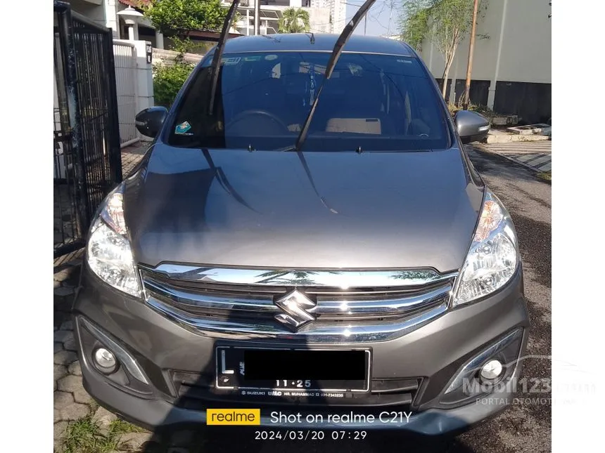 Jual Mobil Suzuki Ertiga 2016 GX 1.4 di Jawa Timur Manual MPV Abu