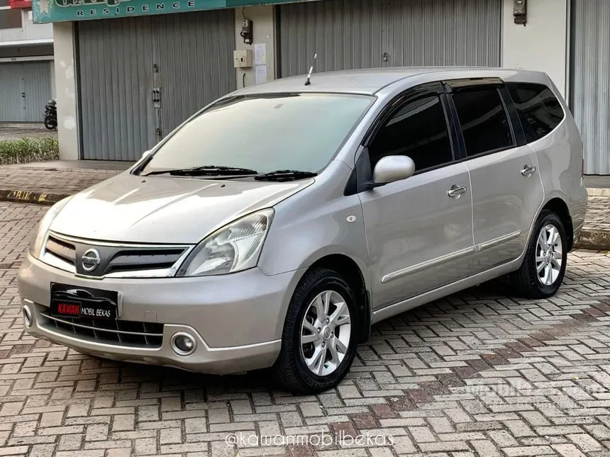 Jual Mobil Nissan Grand Livina 2012 XV 1.5 di Banten Automatic MPV Silver Rp 80.000.000