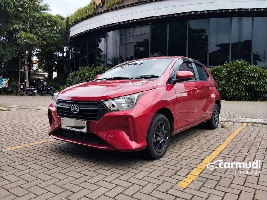 Jual Mobil Daihatsu Ayla 2023 X 1.0 di Banten Automatic Hatchback Merah Rp 129.500.000