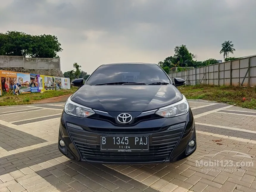 Jual Mobil Toyota Vios 2019 G 1.5 di Banten Automatic Sedan Hitam Rp 165.000.000