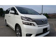 2012 Toyota Vellfire 2.4 Z (A) NO PROCESSING FEE - FULL SPEC - FULL LOAN - JUST DRIVE AND NO REPAIR