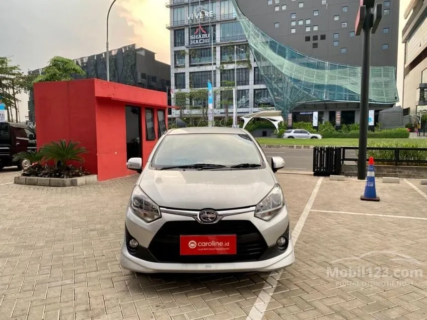 Jual Mobil Toyota Agya 2019 TRD 1.2 di Jawa Barat Manual Hatchback Silver Rp 135.000.000