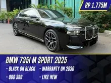 2024 BMW 735i 3.0 M Sport Sedan Black on Black ATPM 735 i Msport Hitam 2025