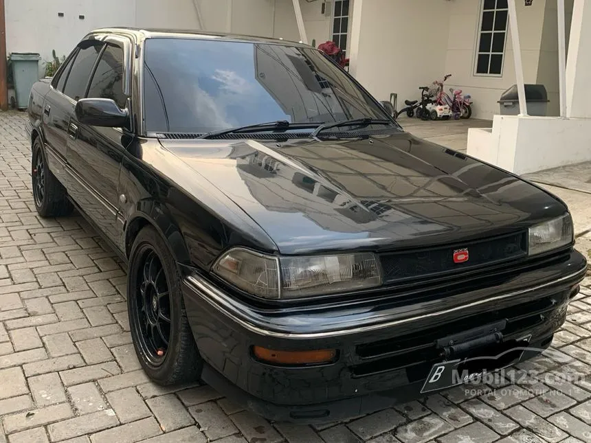 Jual Mobil Toyota Corolla 1991 1.6 di Jawa Barat Manual Sedan Hitam Rp 33.000.000