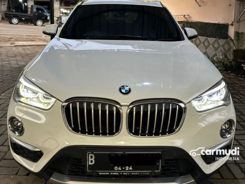 Jual Mobil BMW X1 2018 sDrive18i xLine 1.5 di Banten Automatic SUV Putih Rp 465.000.000