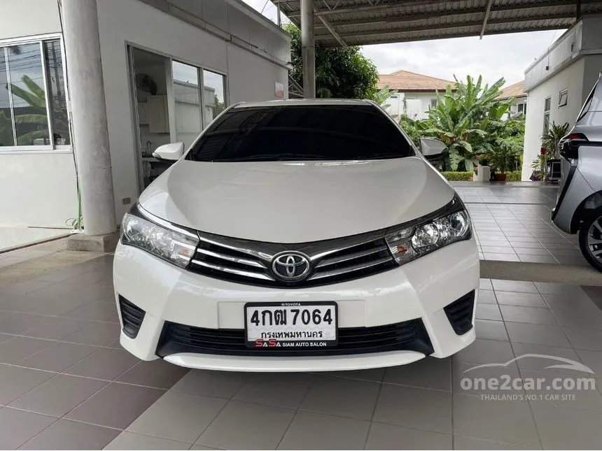 2014 Toyota Corolla Altis E Sedan