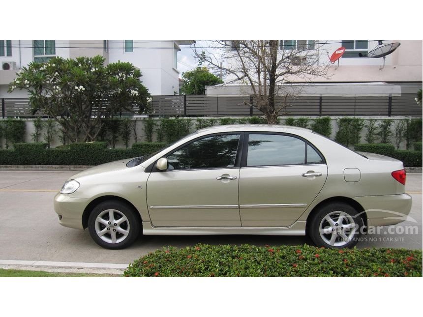 Toyota Corolla Altis 2003 E 1.6 in กรุงเทพและปริมณฑล Manual Sedan สีทอง ...
