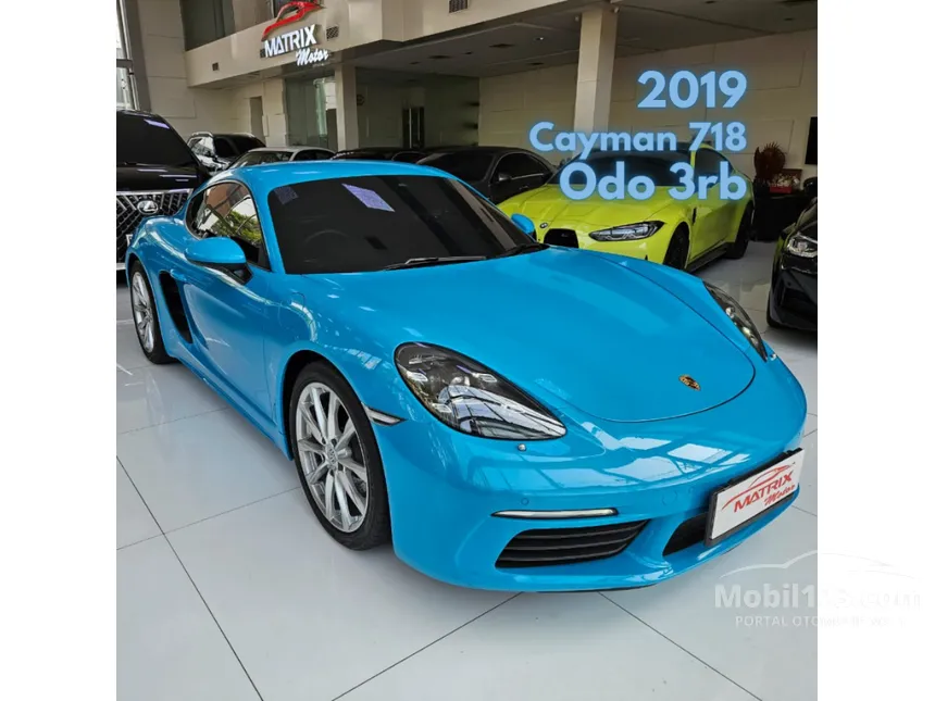 Jual Mobil Porsche 718 2018 Cayman 2.0 di DKI Jakarta Automatic Coupe Biru Rp 1.975.000.000