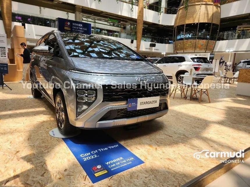 Jual Mobil Hyundai Stargazer 2024 Prime 1.5 di Banten Automatic Wagon Silver Rp 200.000.000